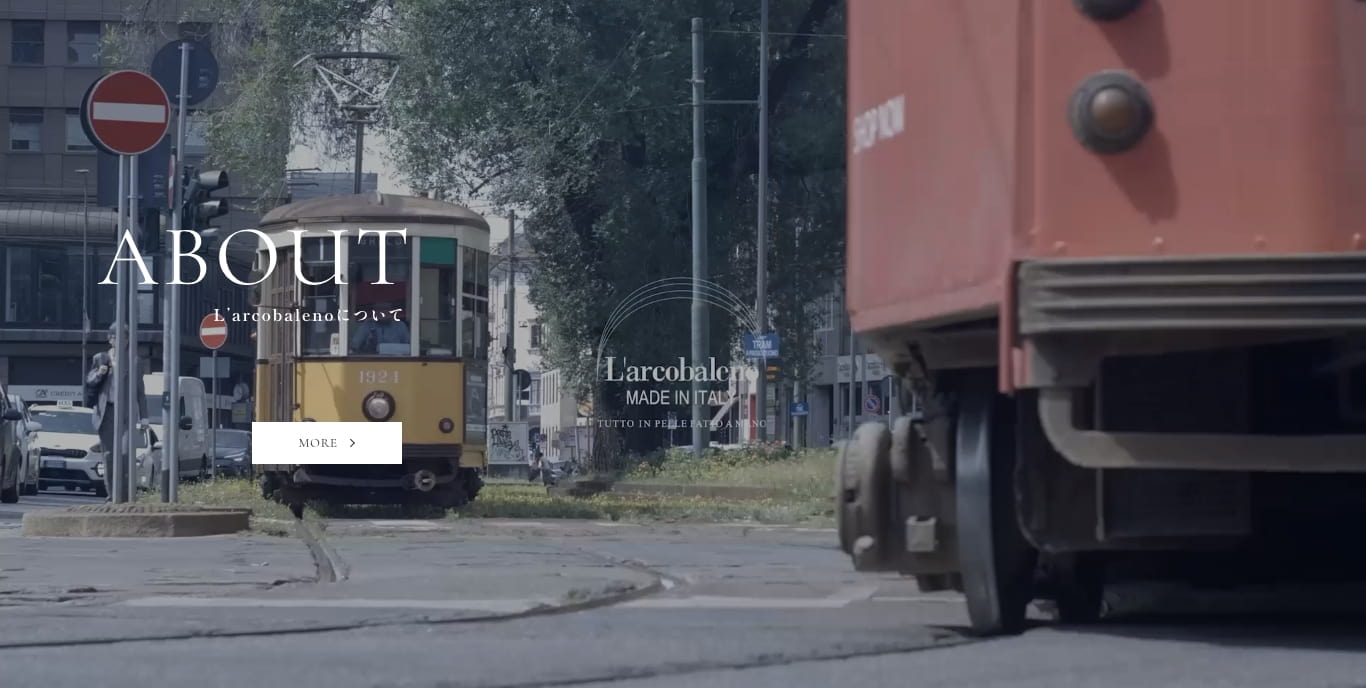 バナー：ABOUT L’arcobalenoについて
