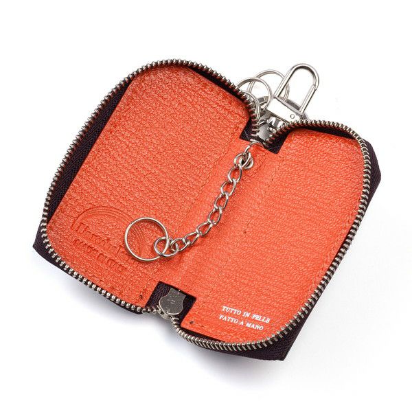 L’arcobaleno 新品 スマートキーケース D.BROWN*ORANGE スマートキーケース D.BROWN*ORANGE | ラルコバレーノ公式通販