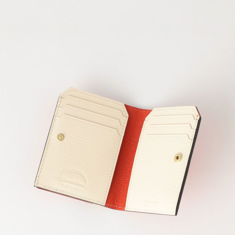 L’arcobaleno 新品 スマートカードウォレット ORANGE スマートカードウォレット ORANGE*WHITE | ラルコバレーノ公式通販