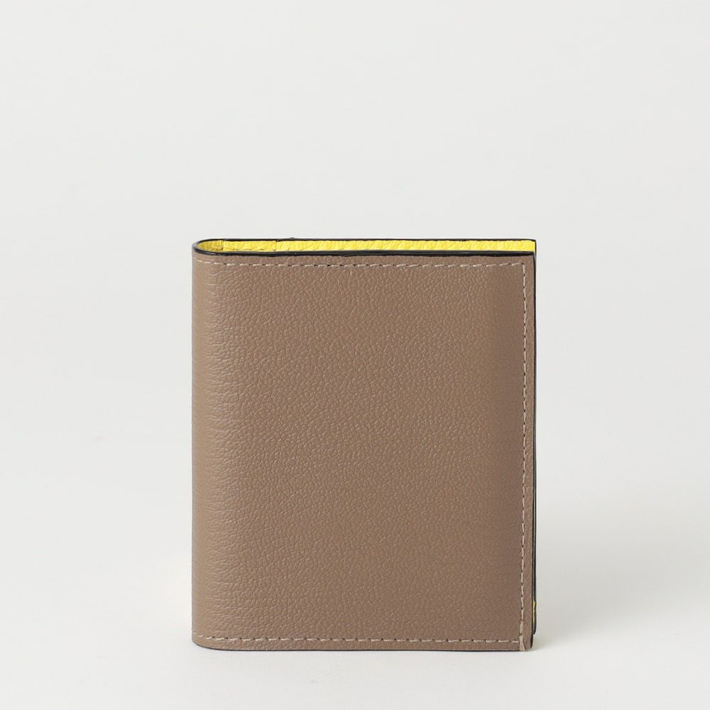 スナップタイプ二つ折りミニウォレット GRAY*YELLOW | ラルコバレーノ  