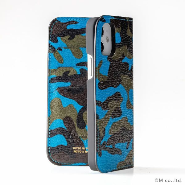 カモフラ iPhoneケース BLUE | ラルコバレーノ公式通販