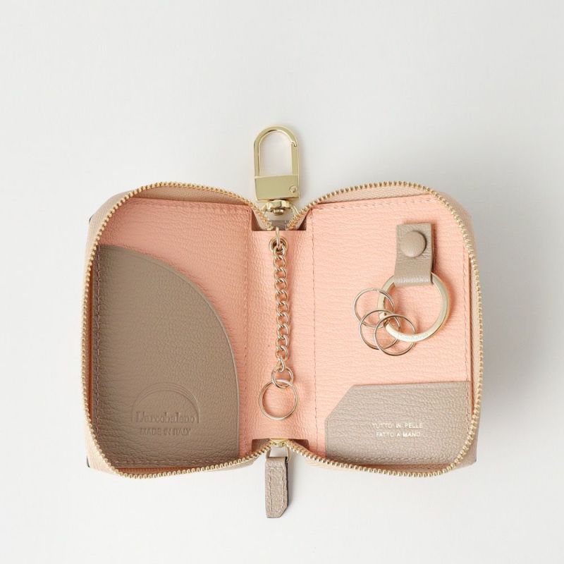 スマートWキーケース BEIGE*PINK | ラルコバレーノ公式通販