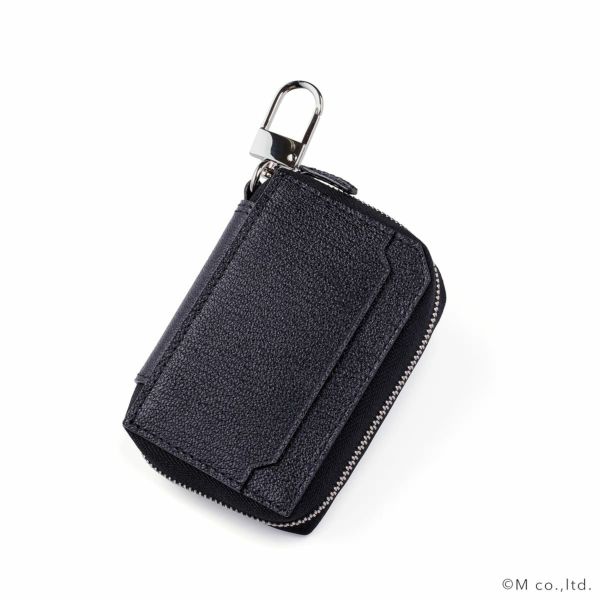 L'arcobaleno スマートWショルダーウォレット BLACK