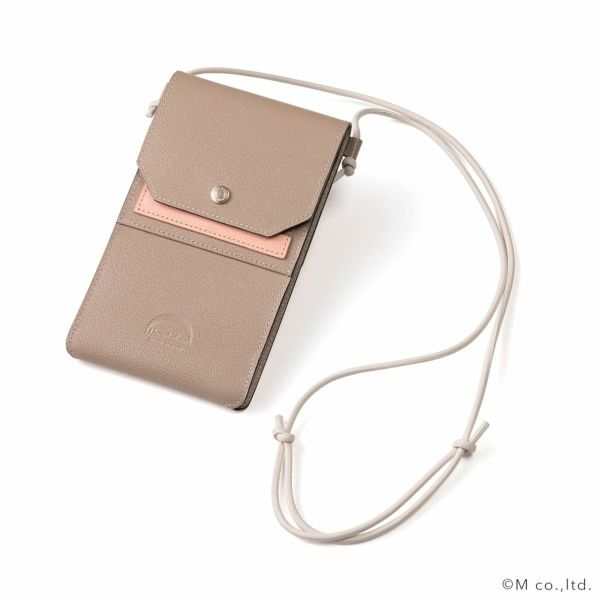 スマートカードウォレット BEIGE*PINK | ラルコバレーノ公式通販