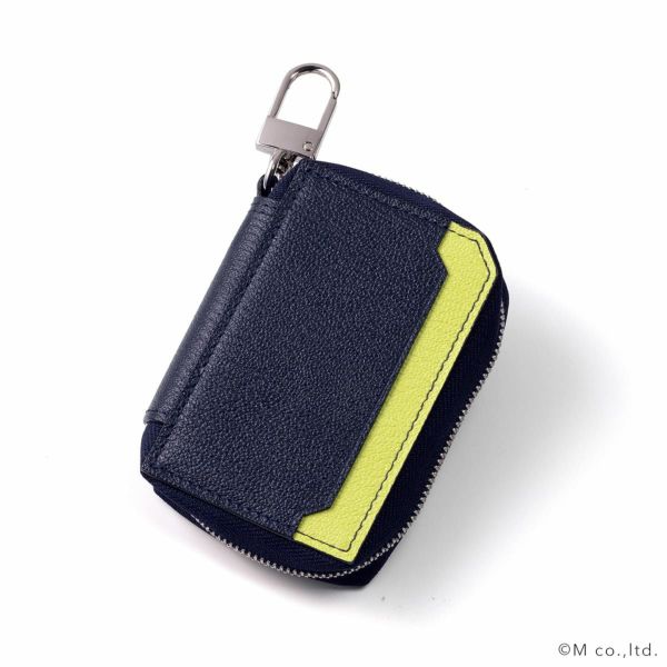 スマートWキーケース NAVY*Lt.YELLOW | ラルコバレーノ公式通販