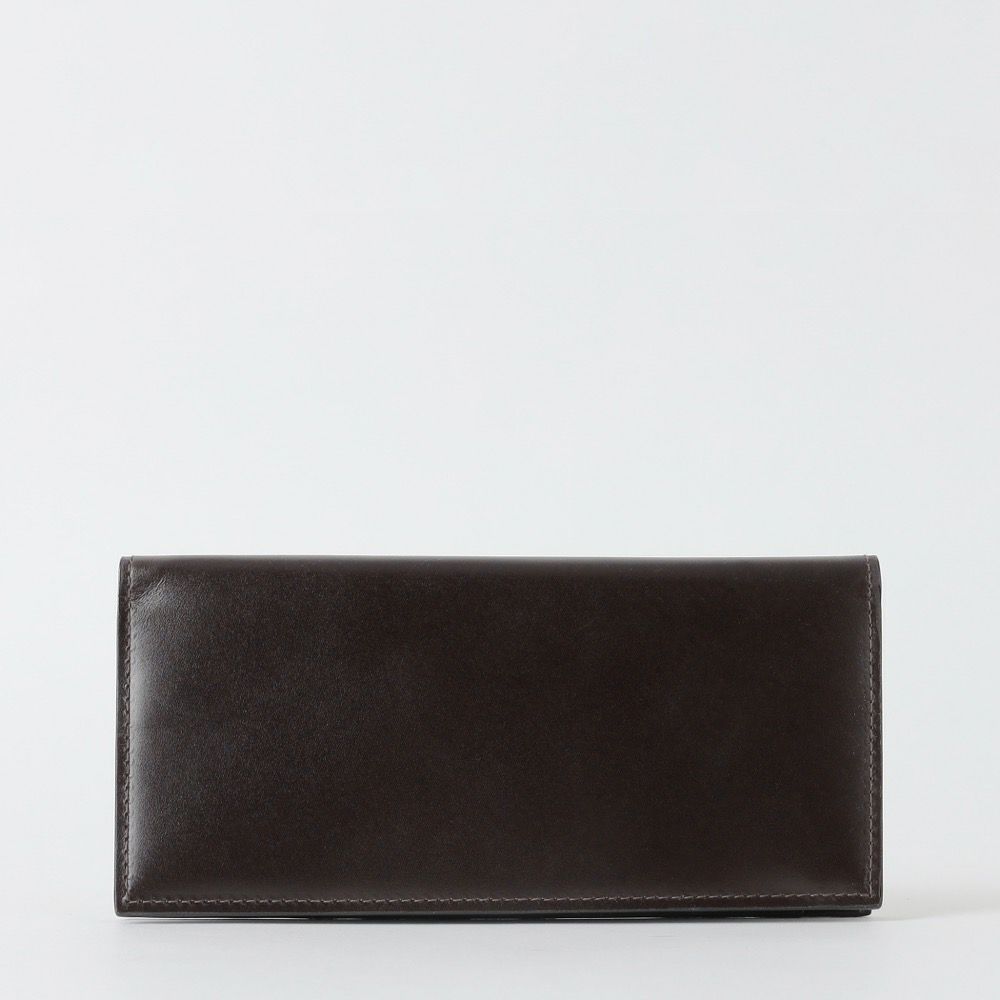 フレンチカーフ 二つ折りロングウォレット D.BROWN | ラルコバレーノ