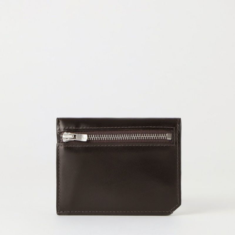 フレンチカーフ スマートカードウォレット D.BROWN