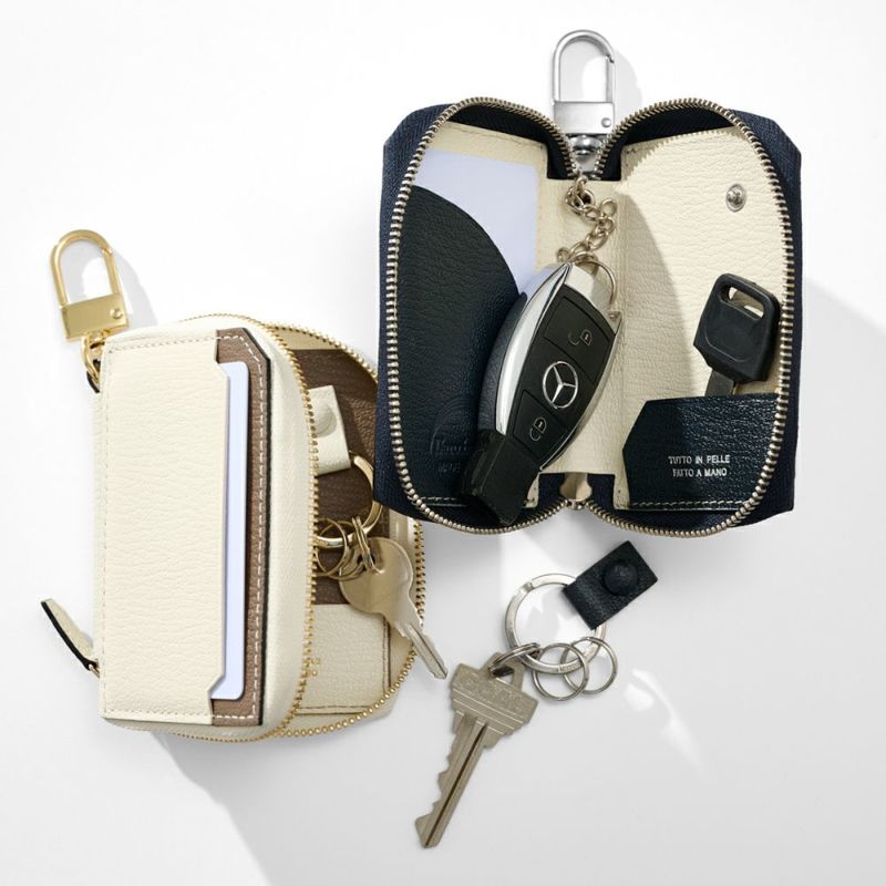 スマートWキーケース AQUATIC*BEIGE | ラルコバレーノ公式通販