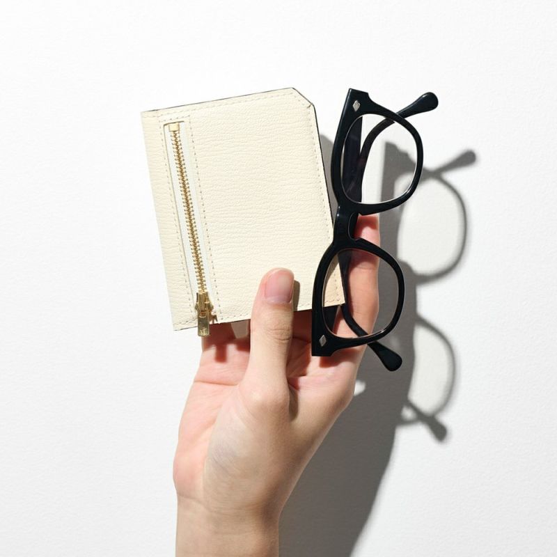 L’arcobaleno 新品 スマートカードウォレット MUSTARD スマートカードウォレット MUSTARD*ORANGE*PANNA