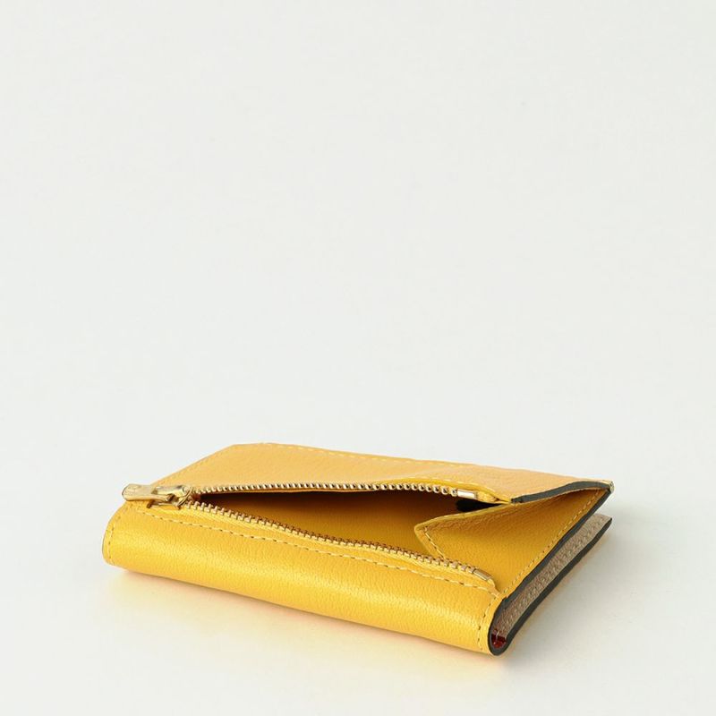 L’arcobaleno 新品 スマートカードウォレット MUSTARD スマートカードウォレット MUSTARD*ORANGE*PANNA