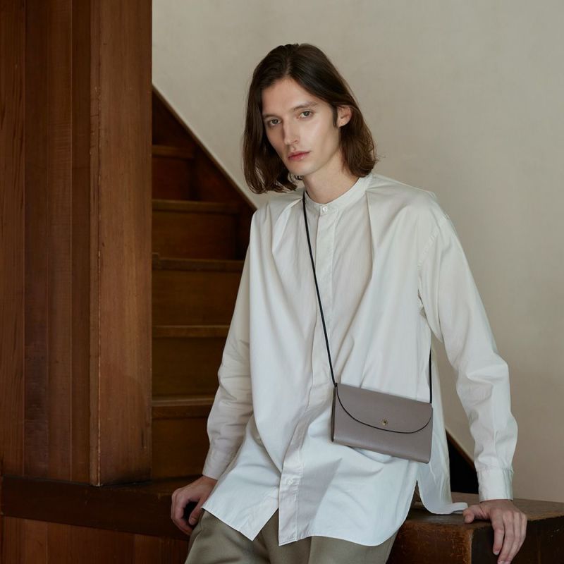 フラップショルダー＆クラッチバッグ BLACK*GRAY | ラルコバレーノ公式通販