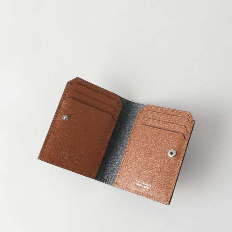 二つ折りウォレット CHARCOAL GRAY*CARAMELLO | ラルコバレーノ
