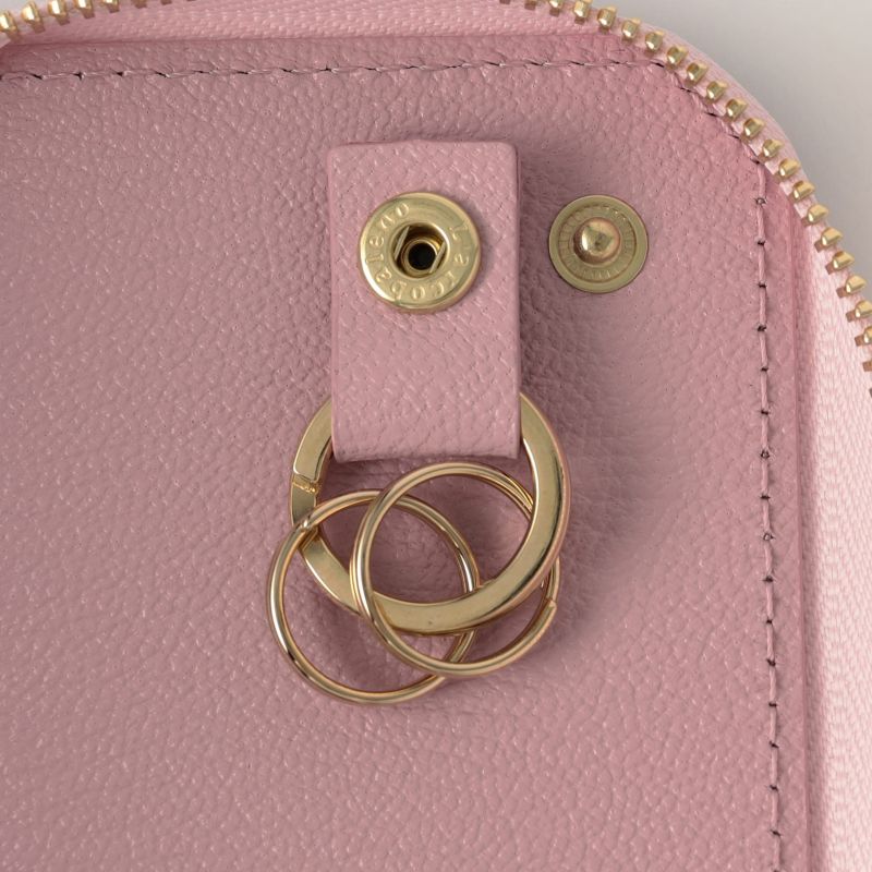 グラデーションピンク エンボスキーケース グラデーションピンク エンボスキーケース