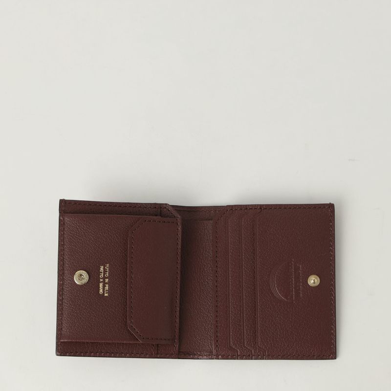 2420 【新品 3.5万】ラルコバレーノ★スナップタイプ二つ折りミニウォレット ラルコバレーノからスナップタイプ二つ折り、三つ折りウォレットに新色