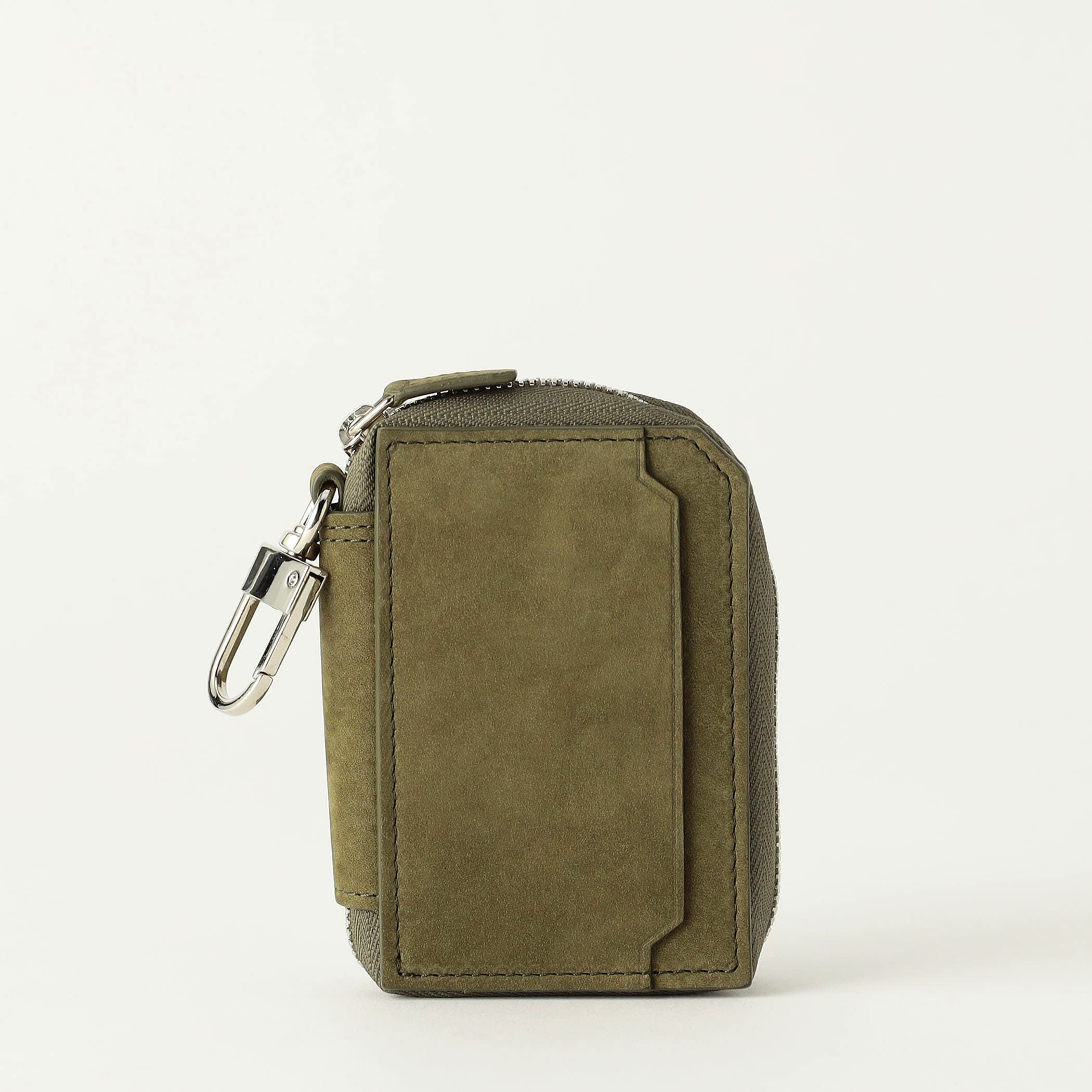 2月中旬お届け】【辻元 舞さんコラボ】スマートWキーケース KHAKI