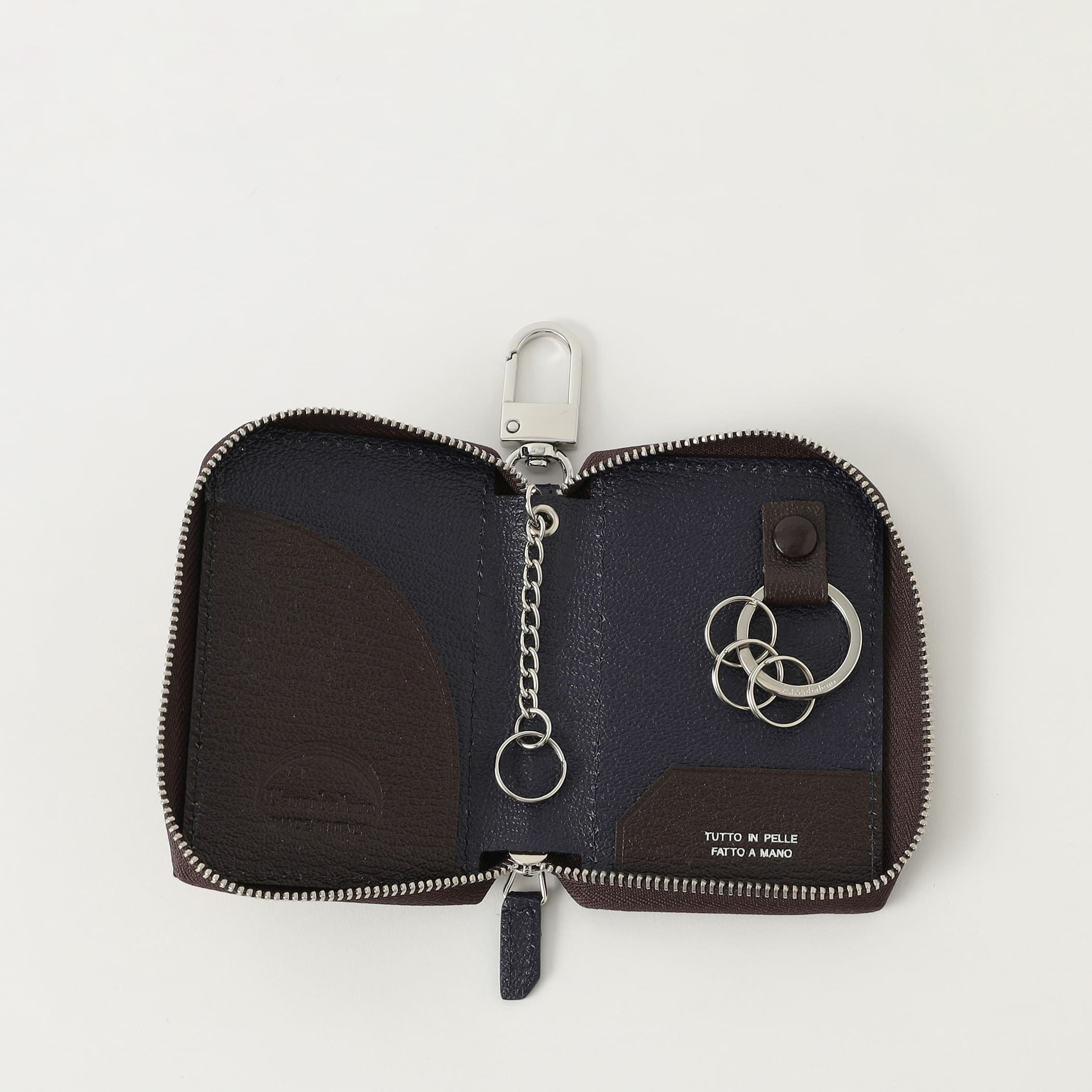 26春シーズン限定】スマートWキーケース D.BROWN*CAFELATTE*VIOLA