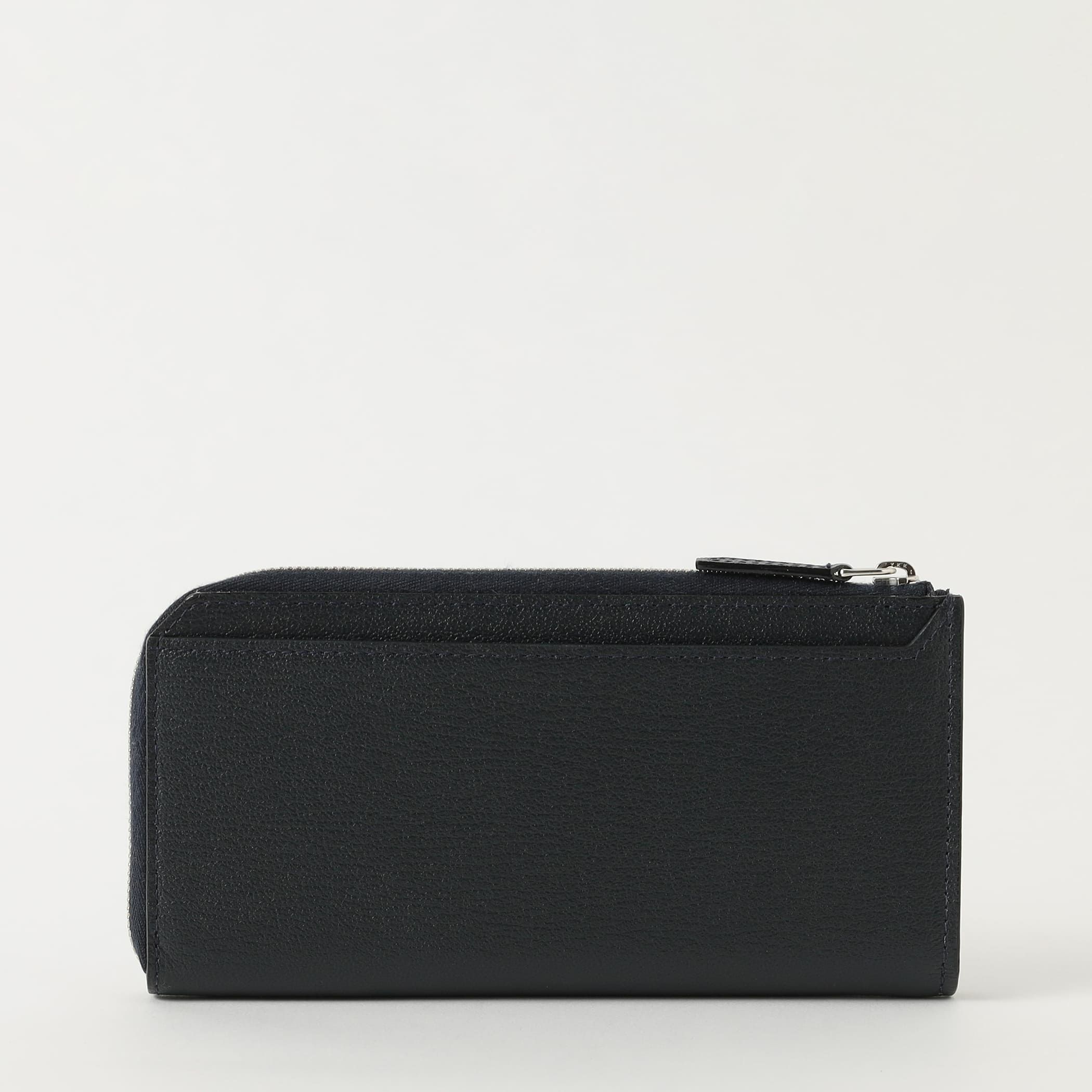 ドレスラウンドジップウォレット NAVY*WHITE | ラルコバレーノ公式通販